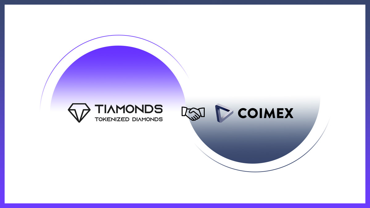 Tiamonds and Coimex Announce Strategic Partnership to Revolutionize Global Trade with Tokenized Assets